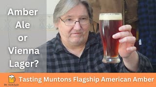 Tasting Muntons Flagship American Amber Ale [upl. by Anerehs]