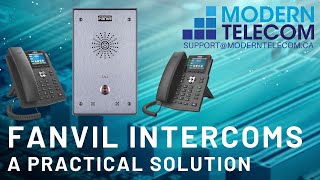 Fanvil Intercom Solution  a practical use for i12 and X3U Relay triggers from speed dial button [upl. by Aundrea153]