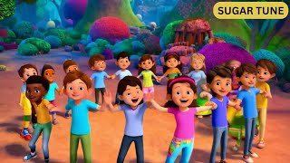 Eya Eya o nursery rhyme Happy Nursery Rhyme Adventure kids song toddler song best nursery rhyme [upl. by Zashin]