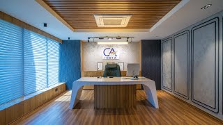 Eye Catching Office Design By Heaven Interiors  Ahmedabad [upl. by Nedap]