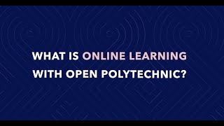 What is online learning with Open Polytechnic [upl. by Ahsenrat616]