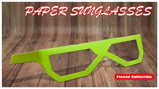 Origami Sunglasses How to made a Traditional origami sunglasses [upl. by Aisilef]