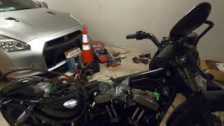 How to RemoveInstall Sportster Engine [upl. by Eleon174]