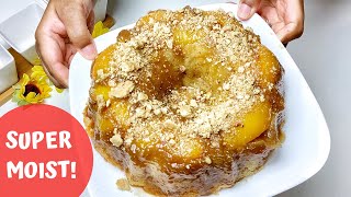 Peach Cobbler Pound Cake THE ONLY RECIPE YOU NEED [upl. by Sillad723]