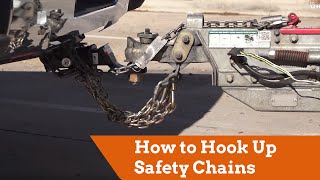 How to Hook up Safety Chains to Your Vehicle [upl. by Elma]