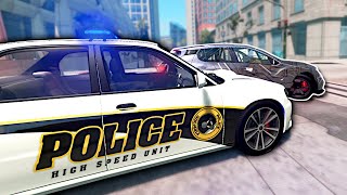 STREET RACE CAUSES A POLICE CHASE  BeamNG Drive Multiplayer Mod Gameplay [upl. by Cheffetz]