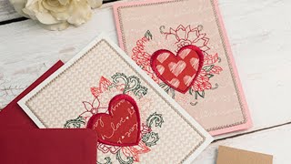 Create an Embroidered Card [upl. by Nyrrad]