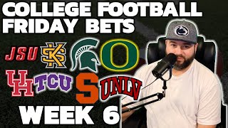 Friday CFB Picks Week 6 College Football Bets With Kyle Kirms October 4th [upl. by Rubie]