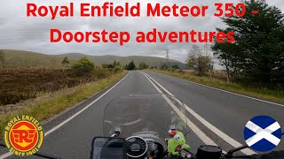 Royal Enfield Meteor 350  Doorstep adventures [upl. by Ainahpets754]