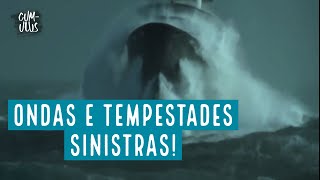 Navios encaram ondas gigantes e tempestades terríveis [upl. by Nosilla]