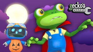 Whats That Noise Halloween Song  Nursery Rhymes amp Kids Songs  Cartoons For Kids  Geckos Garage [upl. by Yllitnahc]