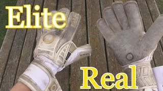 Goalkeeper Glove Review Elite Sport Real [upl. by Nolek823]