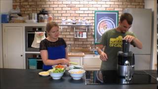 The ‘Magimix Le Duo Plus XL’ juicer in action [upl. by Mauralia259]