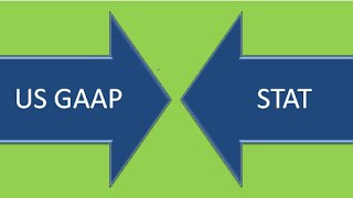 US GAAP VS STAT [upl. by Aidyn]