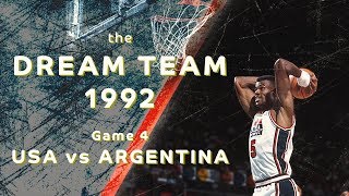 Dream Team 1992 quotReturn to Olympusquot Game 4 USA vs ARGENTINA FULL GAME HIGHLIGHTS [upl. by Tatia]