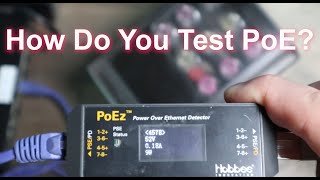 How to Measure PoE Power Over Ethernet [upl. by Eecrad189]