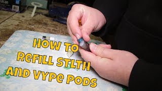 How To Open And Refill STLTH And VYPE Pods [upl. by Siriso]