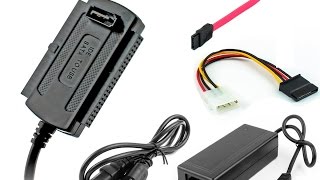 Adaptador USB a Sata Ide  Unboxing [upl. by Ycnalc]