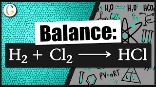 How to Balance H2S  Cl2  S8  HCl [upl. by Lavinie]