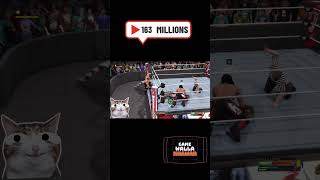 WWE 2K22 Triple Threat Ending Rollins vs Edge vs Brock Lesnar  Shorts [upl. by Agathy400]