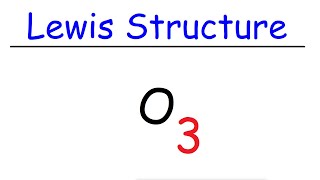 O3 Lewis Structure  Ozone [upl. by Drarrej]