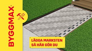 Lägga marksten så här gör du [upl. by Gomer634]