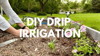 How to Install a Drip Irrigation System for Raised Garden Beds  StepbyStep DIY Guide [upl. by Alokin921]