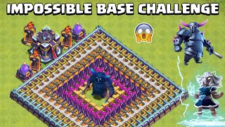 IMPOSSIBLE INFERNO BASE CHALLENGE  CLASH OF CLANS [upl. by Jimmy]