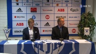 HJK TV Lehdistötilaisuus HJK  RoPS [upl. by Lleinad990]