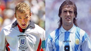 Batistuta vs Shearer  The Epic Classic 9 Battle [upl. by Rehpotsirahc]