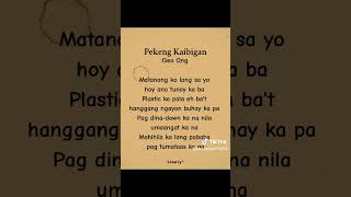 pekeng kaibigan [upl. by Alhsa]