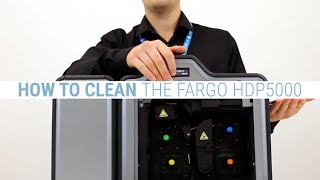 How to Clean the Fargo HDP5000 ID Card Printer [upl. by Elisha]