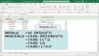 How to Calculate Elapsed Time in Excel  Office 365 [upl. by Valentijn591]