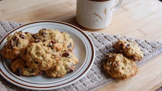 Cranberry Oatmeal Cookies Recipe  The Sweetest Journey [upl. by Relyhcs]