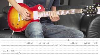 Parisienne Walkways by Gary Moore Intro Lesson With Tabs [upl. by Aguste810]