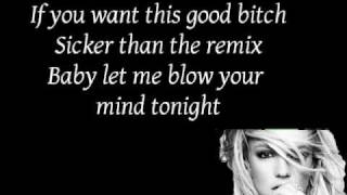 Lyrics on screen Britney Spears  Till The World Ends [upl. by Docia633]