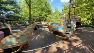 Racing Regatta ride at Silver Dollar City in Branson Missouri [upl. by Garnett]