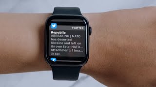 How to MuteTurn Off Apple Watch Notifications [upl. by Hillari234]