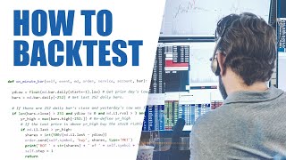 How to Backtest a Trading Strategy Getting Started [upl. by Skylar299]