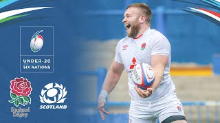 England 3112 Scotland  England Make It Two Wins From Two  Highlights  Six Nations Under20s [upl. by Bancroft]