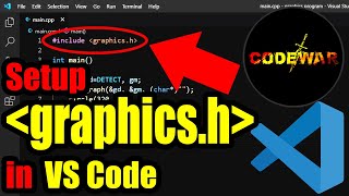 How to setup graphicsh in VS Code  CodeWar [upl. by Ymarej]