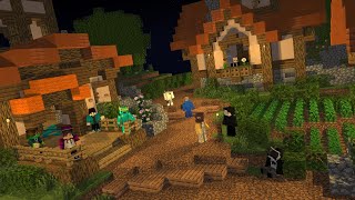 Survival Gameplay  Working With Villagers InvadedLands [upl. by Ailat]