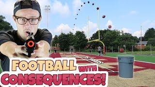 REAL LIFE FOOTBALL USER SKILLS CHALLENGE SPORTS WITH CONSEQUENCES [upl. by Shaeffer]