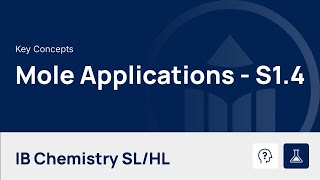 Mole Applications IB Chemistry SLHL [upl. by Corilla]