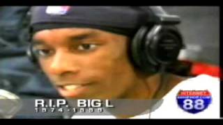 Big L freestyle 1998 on 88 hiphopcom RIP [upl. by Otsedom973]