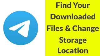 How to Find Downloaded Files amp Change Storage Location in TelegramFix File Not Showing in Gallery [upl. by Anaiad945]