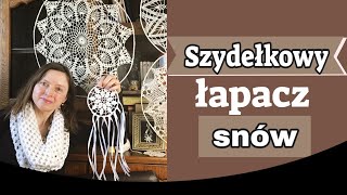 Szydełkowe wzory Łapacz snów z szydełkowej serwetki ze wstążkami z satyny [upl. by Eustatius81]