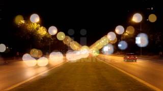 Traffic in the city at night  FOOTAGE HD 1920x1080 [upl. by Vargas687]