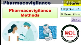 Pharmacovigilance Methods  explanation of all 6 methods Chapter 2 Unit3 8th sem [upl. by Flosi756]