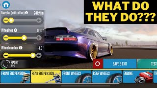 How to get to the Tuning Settings in CarX Drift Racing 2 Mobile [upl. by Aicert266]